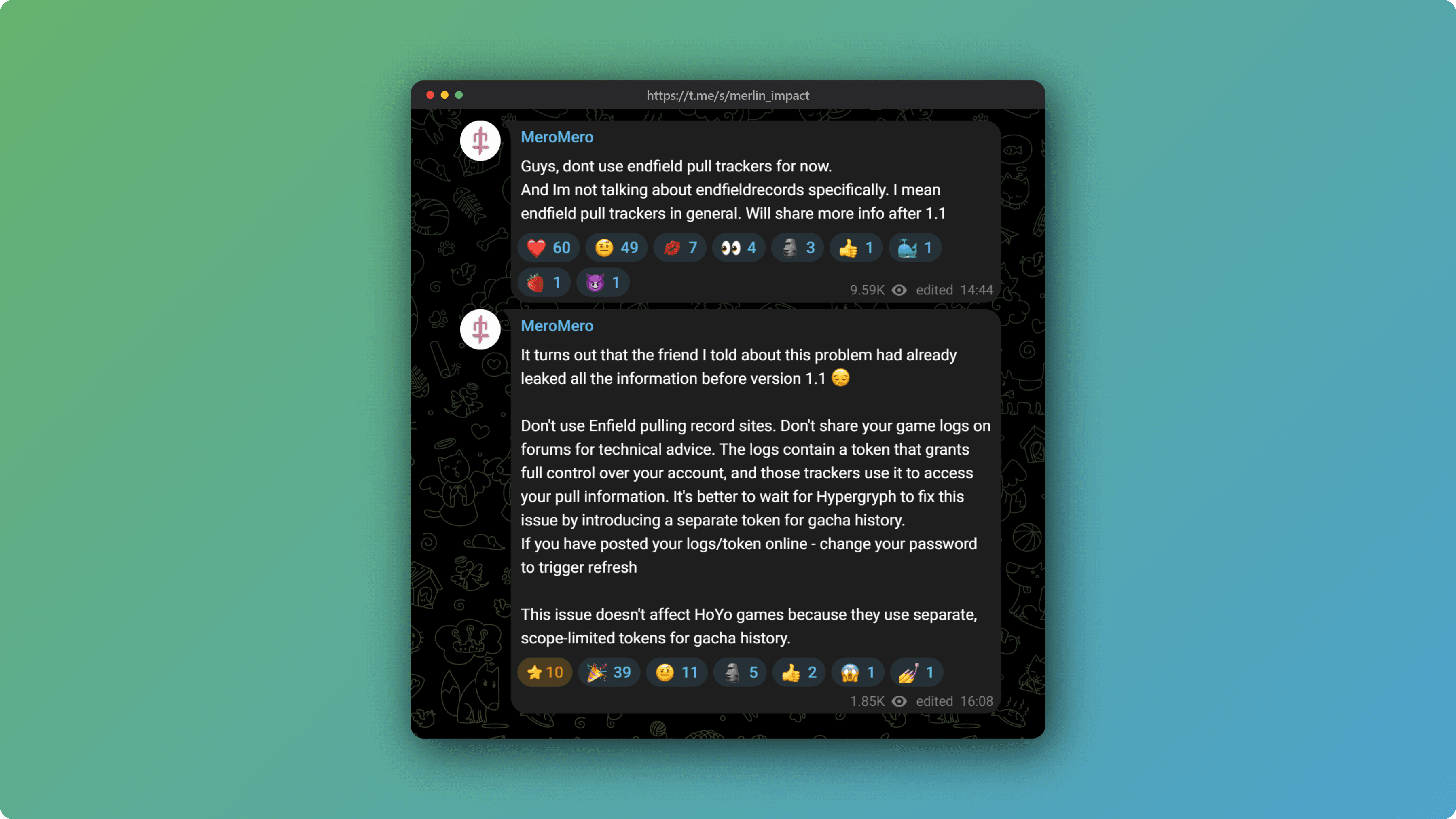Telegram Psa Mero Mero